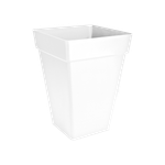 loft urban carré haut 30cm blanc